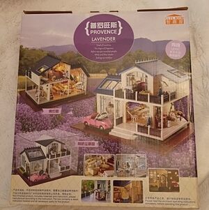 Sale! Till Wed. Only! Provence Lavender Miniature Dollhouse Kit